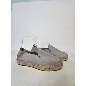 Fabiolas light gray suede espadrilles.  Size 6.5. NWOT.